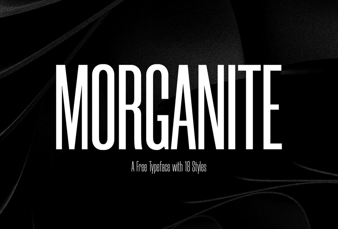 Morganite - Free Narrow Condensed Font