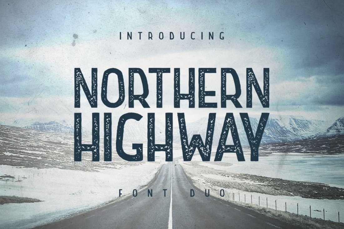 Northern Highway - Free Distressed Fonts