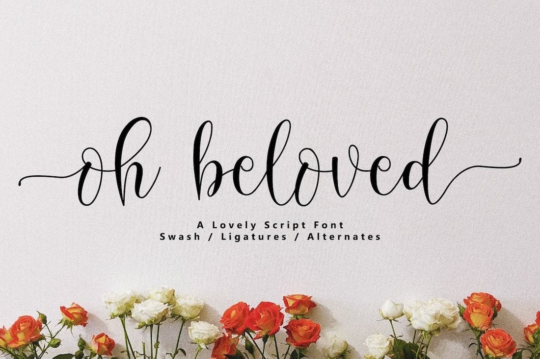 Oh Beloved - Romantic Wedding Font