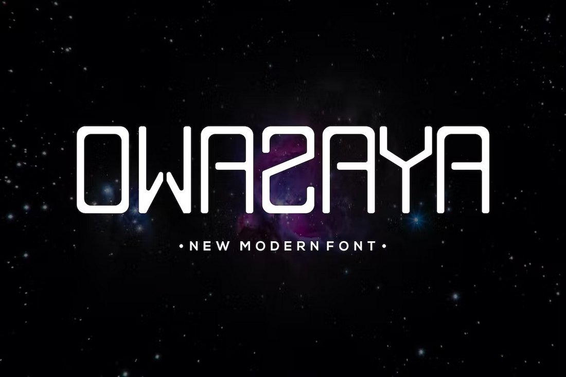 Owazaya - Modern Condensed font