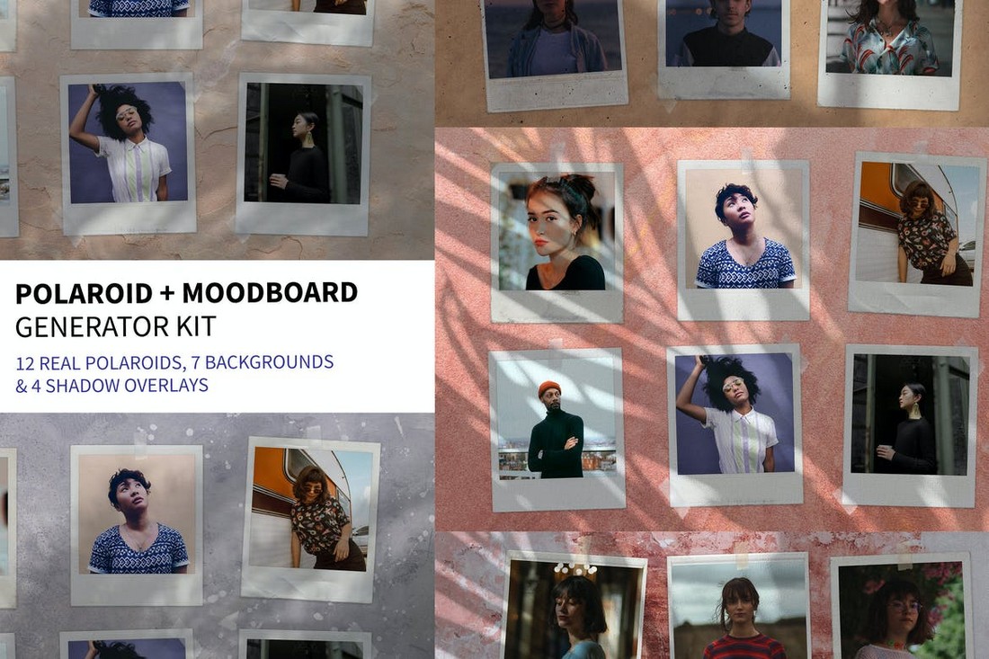 Polaroid & Moodboard Collage Generator Kit