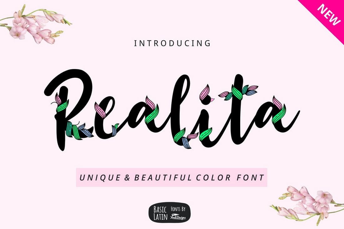 Realita - Creative Color Font
