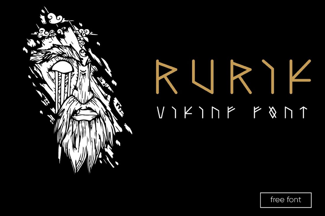 Rurik - Free Viking Font with Cyrillic Letters