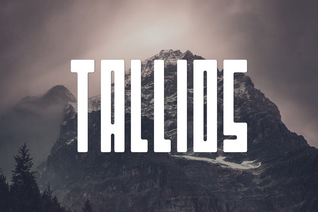 Tallios - Narrow Font
