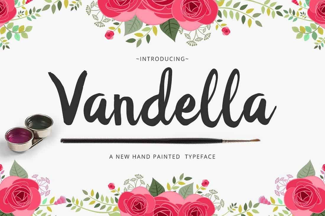 Vandella - Hand-Inked Script Font