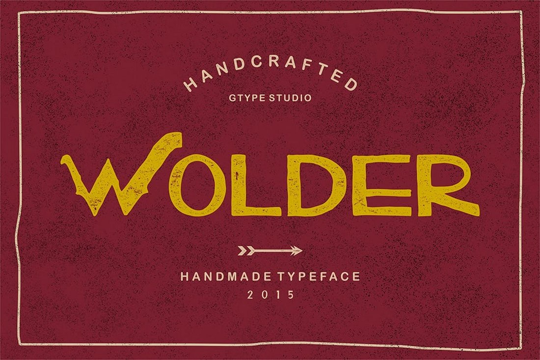Wolder - Classic Vintage Distressed Font