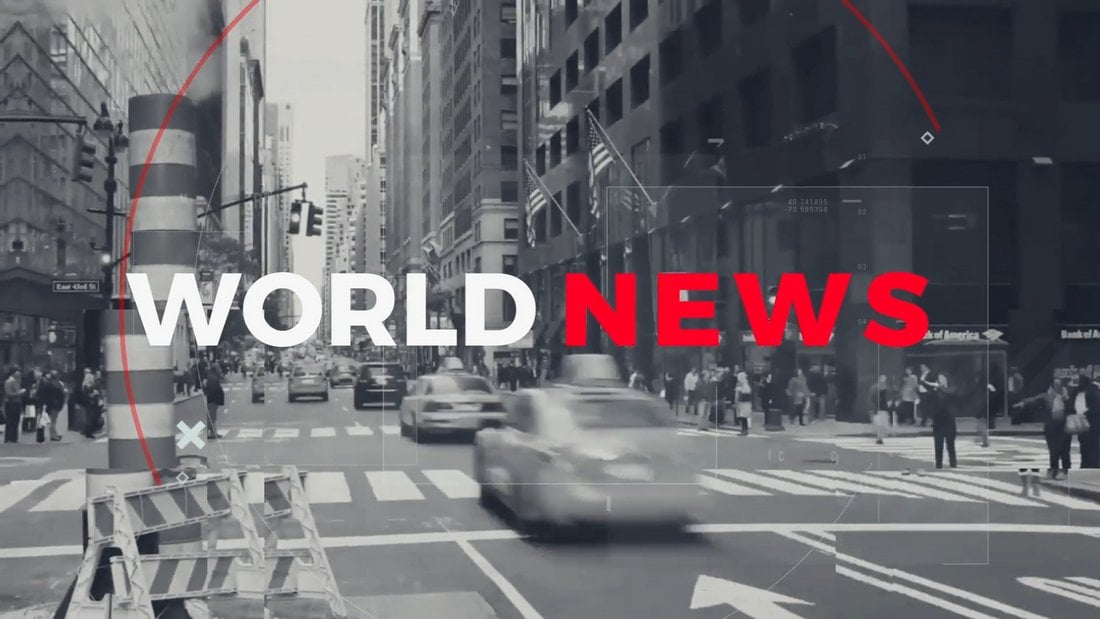 World News After Effects Opener Pack