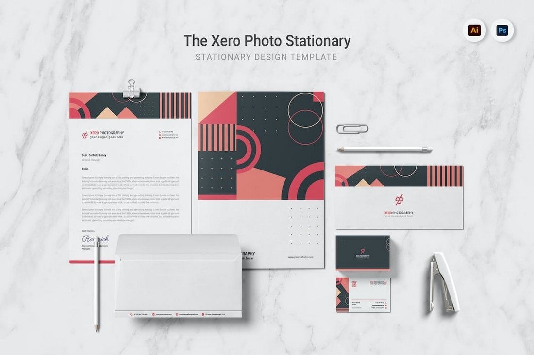 Xero - Stationary Templates for Photography Business